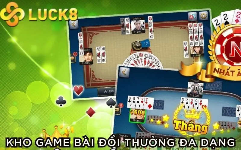 Tổng quát kho game bài đổi thưởng tại cổng game