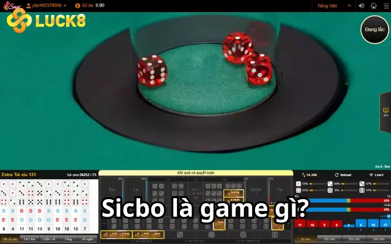 Sicbo là tựa game giải trí đã quá quen thuộc với nhiều người